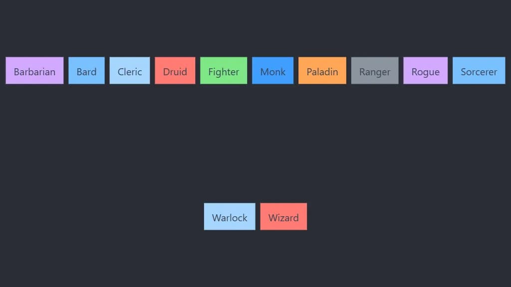 Rank the 2024 Dnd Classes