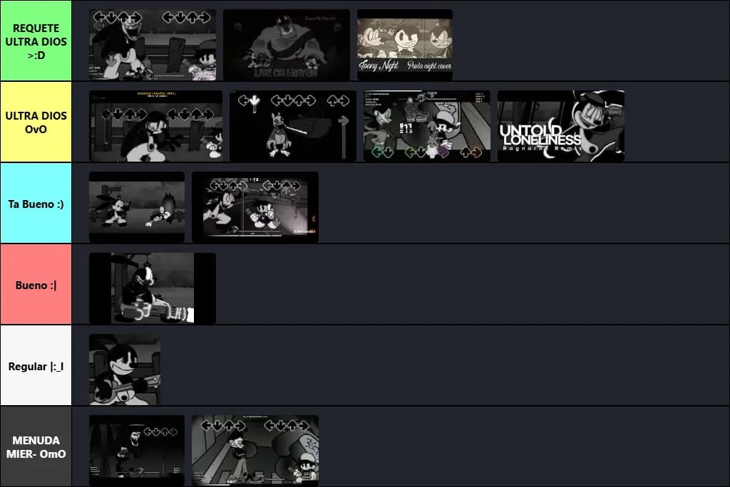 tier list de S.F