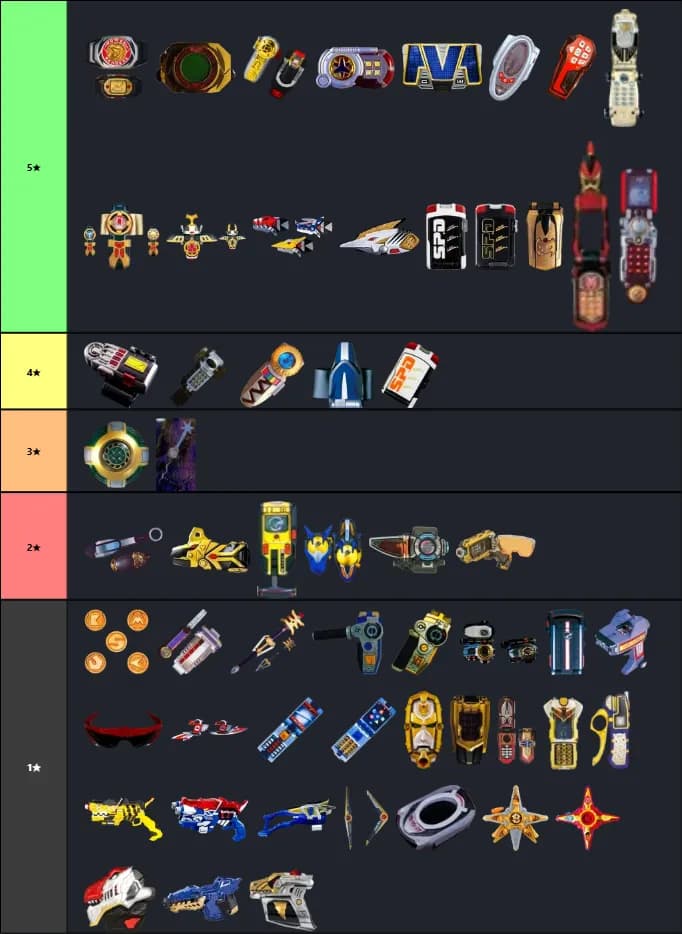 Power Rangers Morphers
