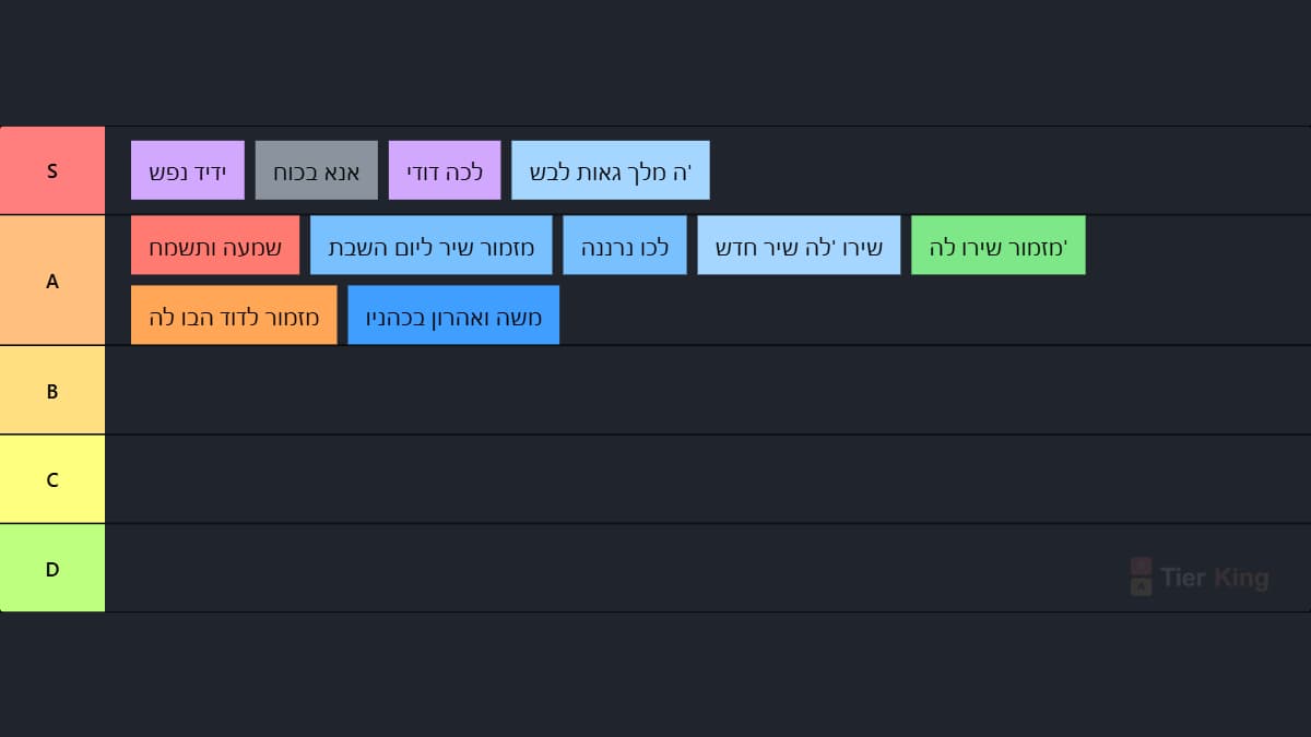 שירי קבלת שבת