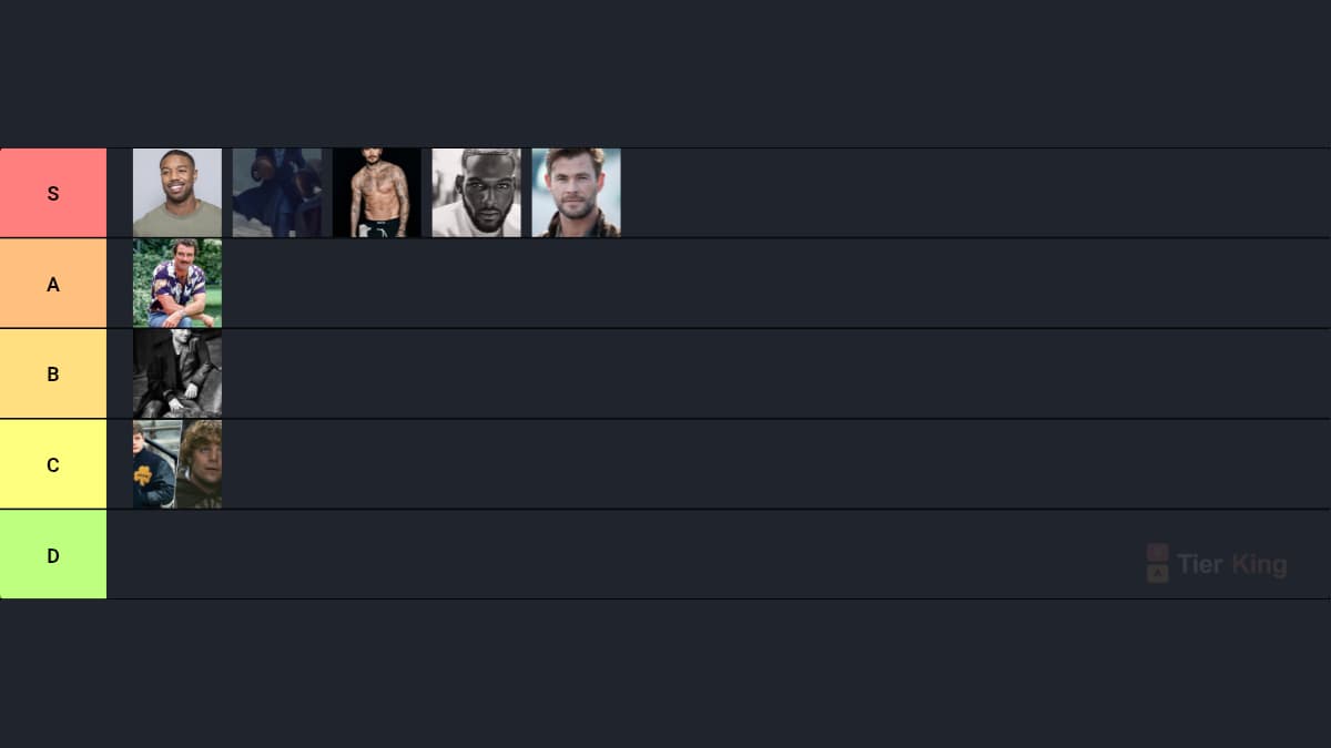 Hot Male Celebs Ranking